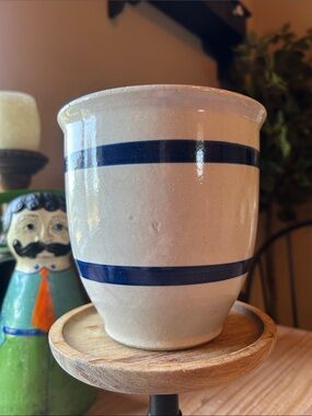 Vintage Robinson Ransbottom Pottery R.R.P. Stoneware Crock Roseville, Ohio 1 qt